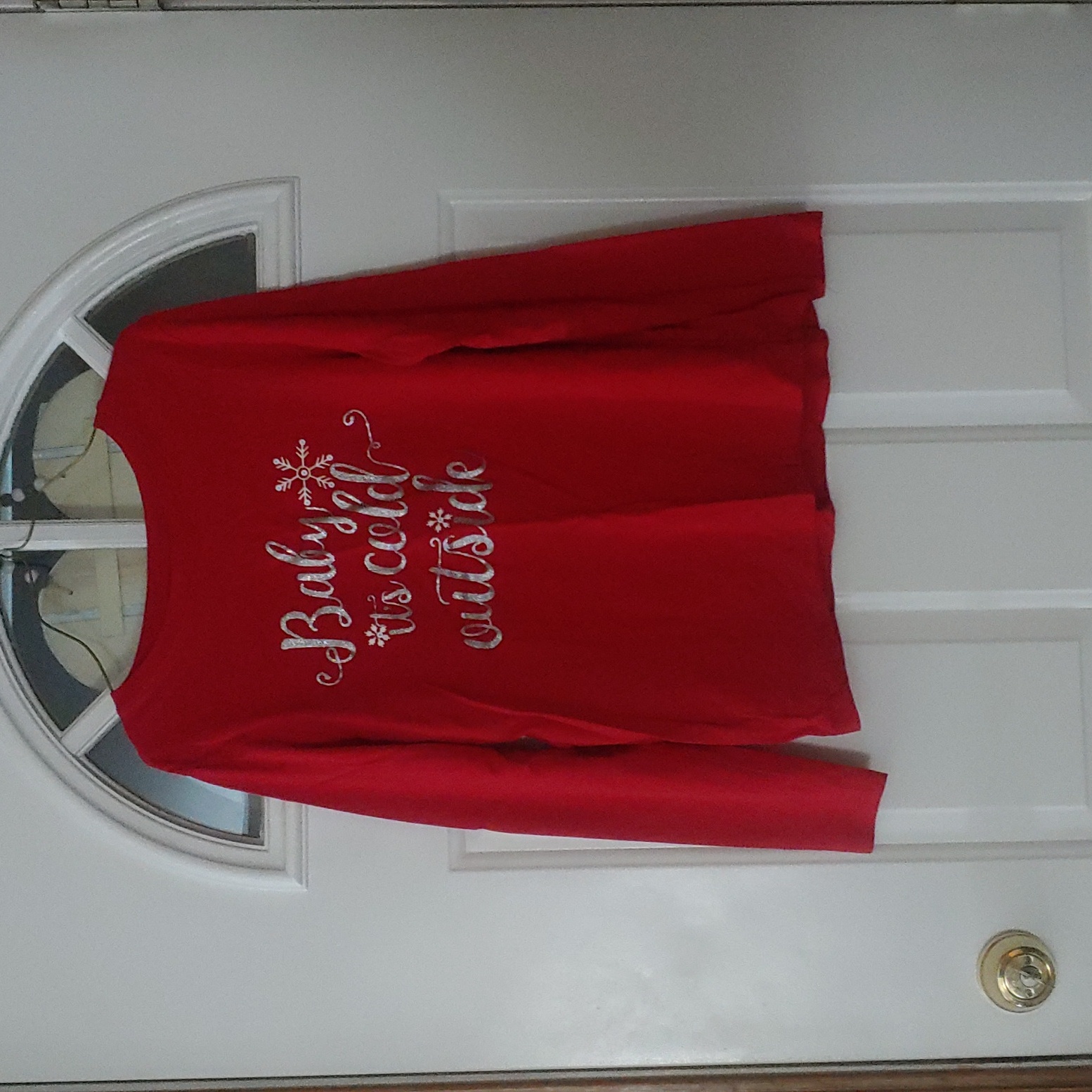 Baby It's Cold Outside T-Shirt Red
